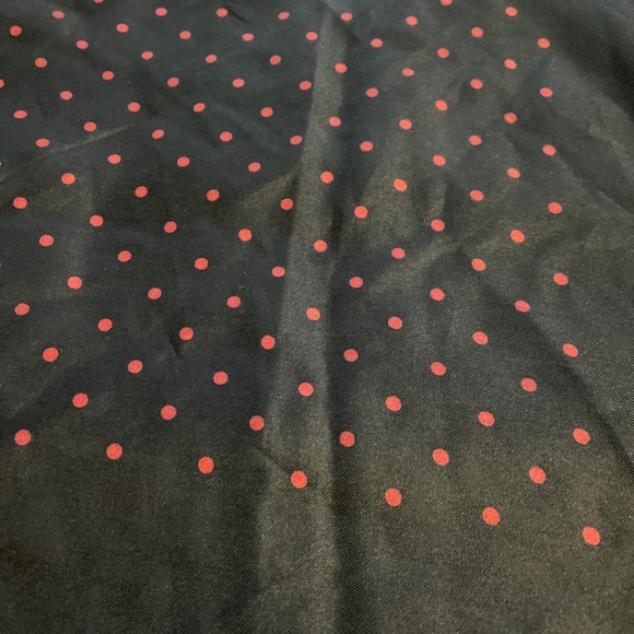 Napoli Scarf Polka Dot Navy 31x31 Fabric Unknown Napoli Italy Square - Picture 5 of 7